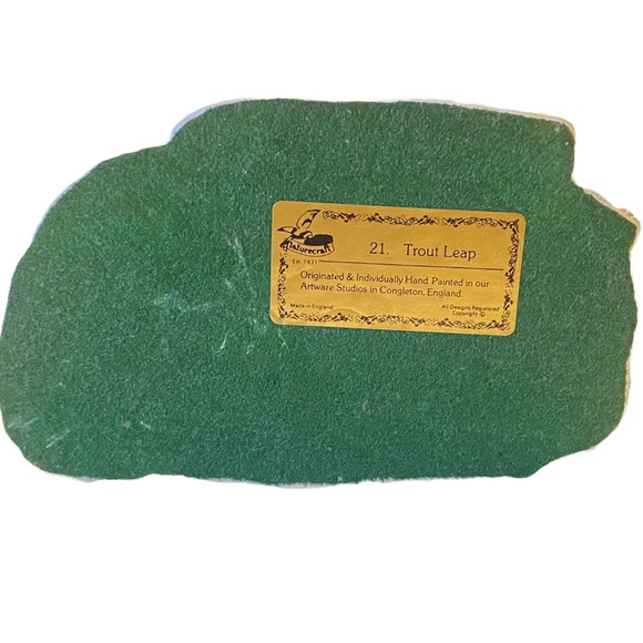 Vintage Naturecraft Figurine Trout Leap # 21 by Peter Tomlins 1985 - Picture 7 of 8